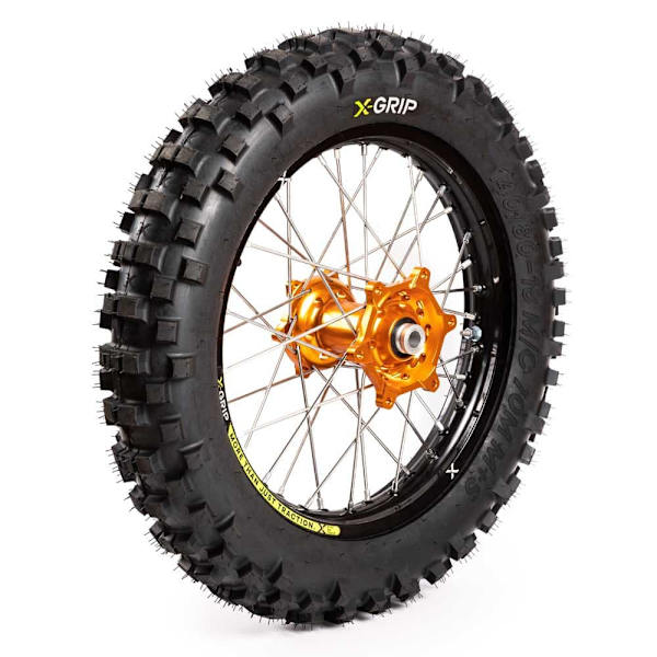 X-grip Enduro Rengas Jack The Gripper Medium+ Kultainen 140 / 80 / R18