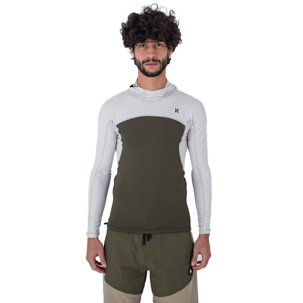 Hurley Hupullinen Lyhythihainen Surffit-paita Coast Guard Beige XL