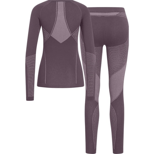 Odlo Fundamentals Performance Warm Baslager Set Grå XS Kvinna