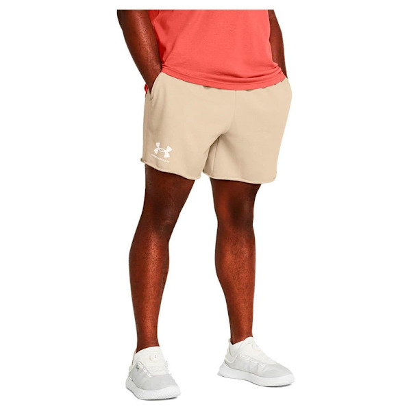 Under Armour Shorts Rival Terry 6in Orange XL Man