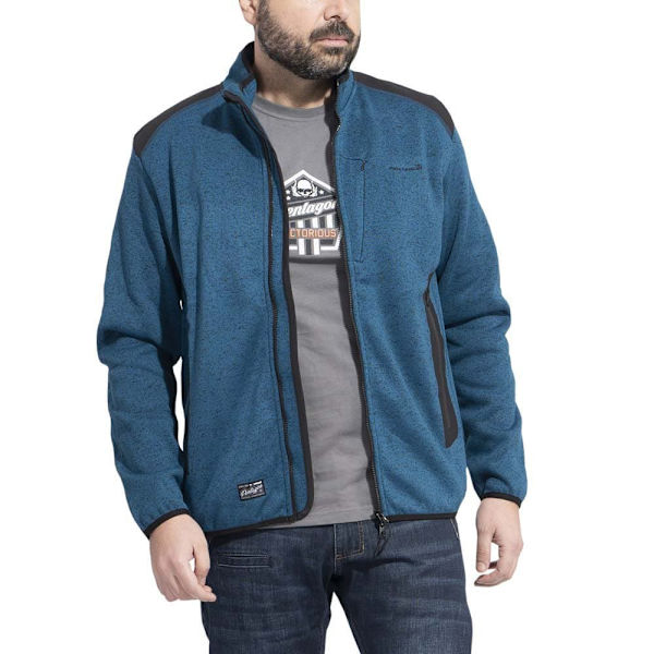 Pentagon Sweatshirt Med Fuld Lynlås Amintor Tactical Blå L