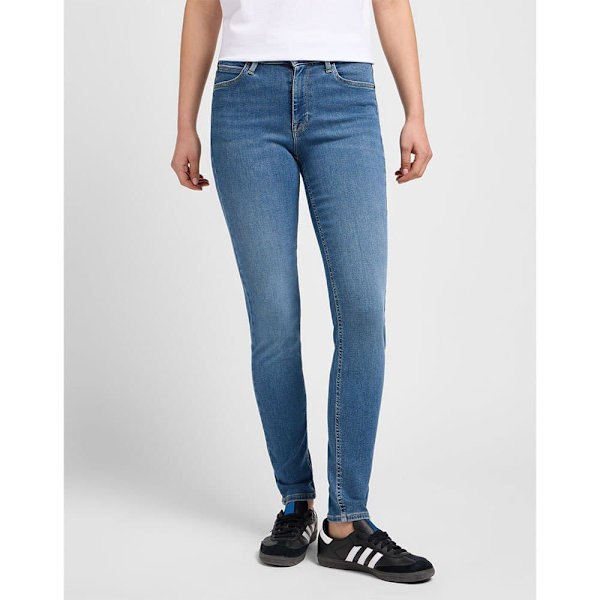 Lee Jeans Med Hög Midja Foreverfit Skinny Fit Blå 42 / 29 Kvinna