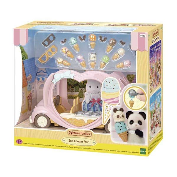 Epoch Sylvanian Families -jäätelöauton Hahmot