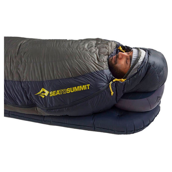 Sea To Summit Sovsäck Spark Pro-9°c Grå Long / Left Zipper