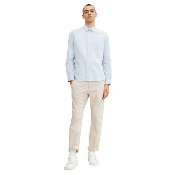 Tom Tailor Skjorte 1032342 Blå 2XL Mand