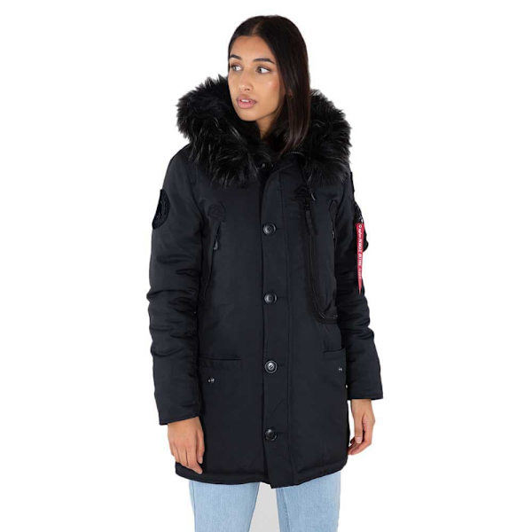 Alpha Industries Polar Jacka Svart XS Kvinna