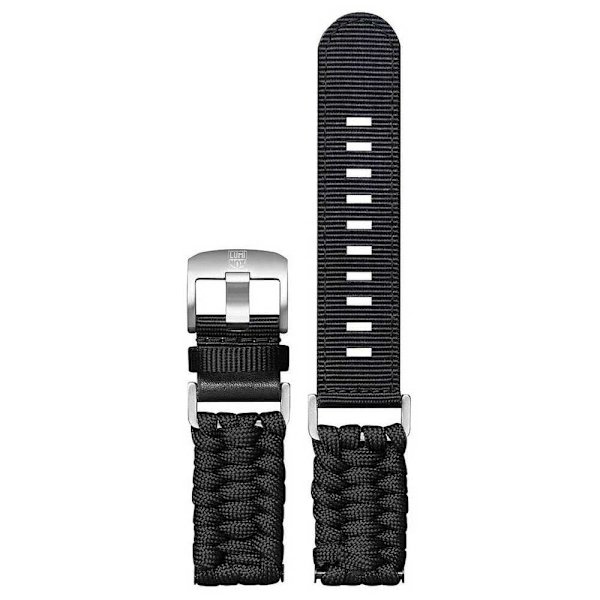 Luminox Hihna Bg Land Series Musta 24 mm
