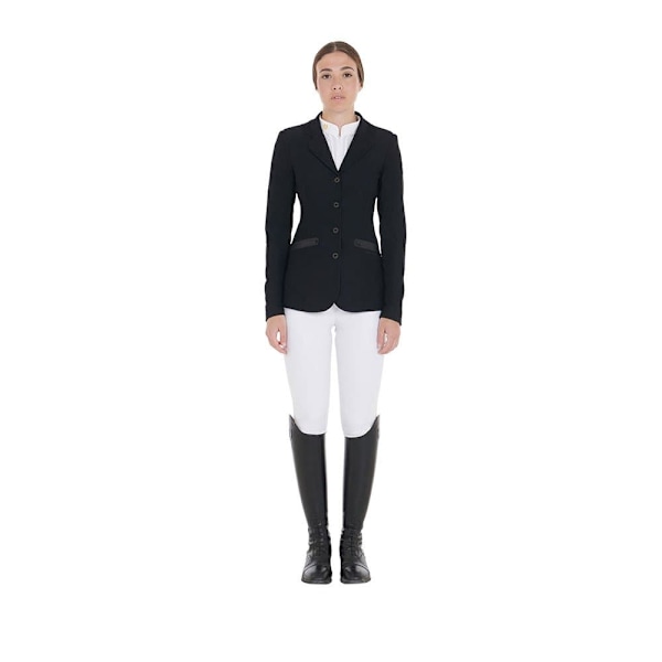 Equestro Perforated Jacka Svart XS