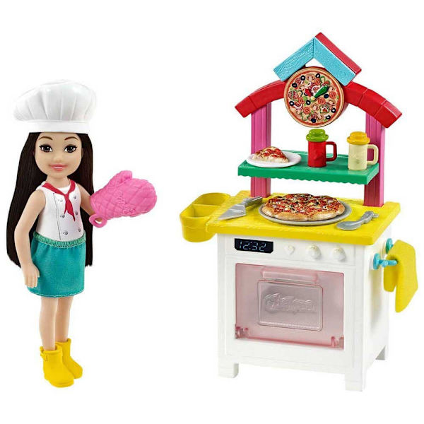 Barbie Voi Olla Pizza Chef Playset Chelsea Monivärinen 3 Years