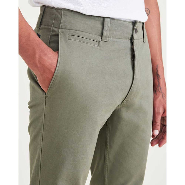 Dockers Chinobyxor Med Normal Midja Smart 360 Flex California Grönt 30 / 32 Man