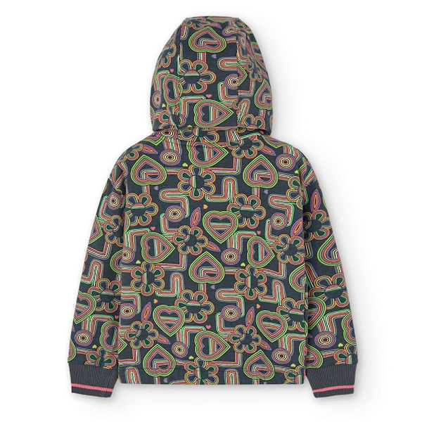 Boboli Fleece Printed Jacka Grönt 6 Years