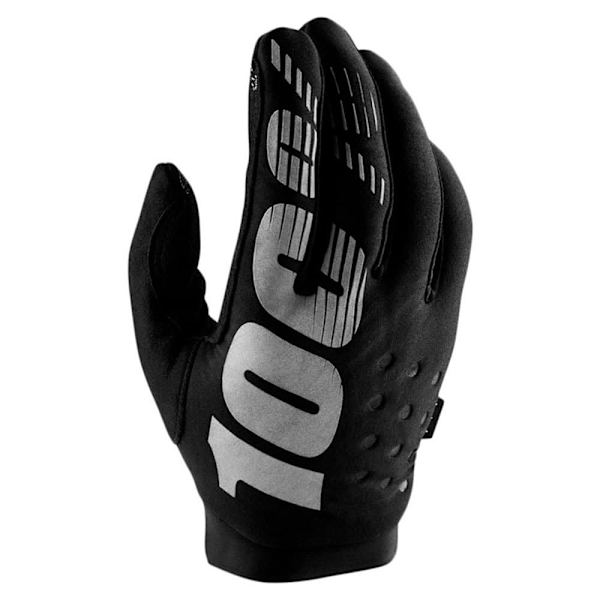 100percent Lange Handsker Brisker Sort S Mand