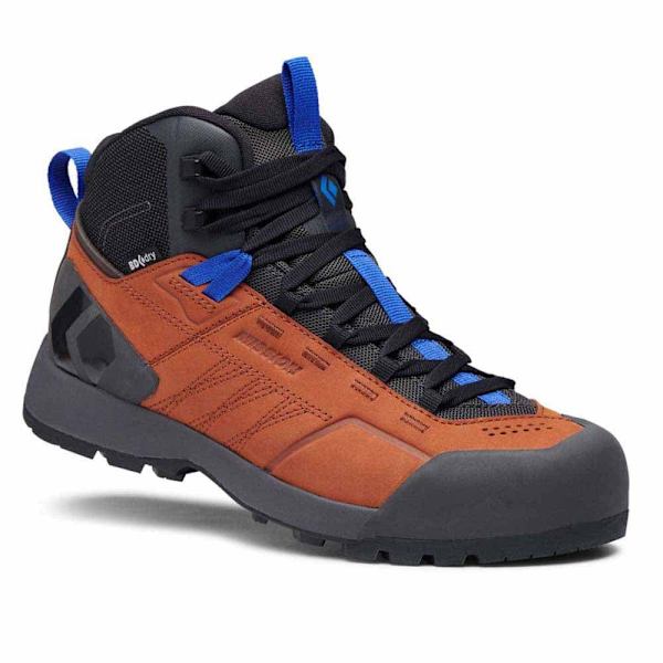 Black Diamond Mission Leather Mid Wp Approachskor Orange EU 41 1/2 Kvinna