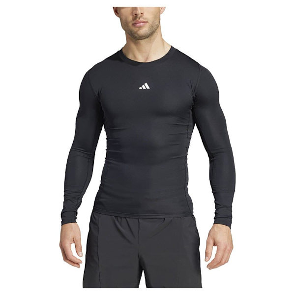 Adidas Techfit Compression Pitkähihainen T-paita Musta XS / Regular Mies