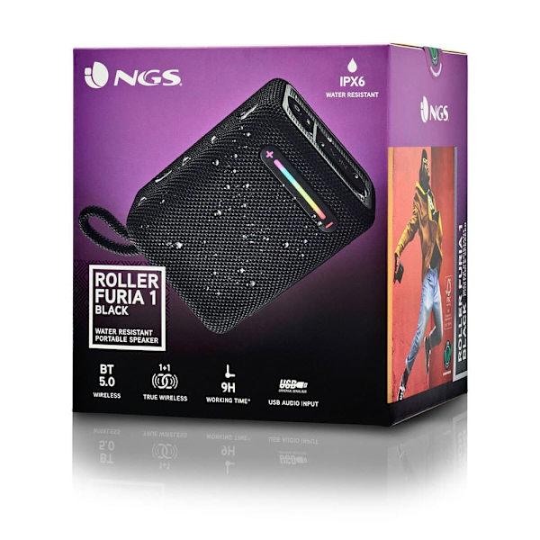 Ngs Bluetooth Högtalare Roller Furia 1
