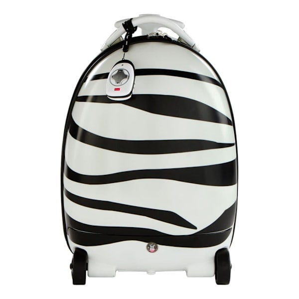 Rastar Matkalaukku Lapsille Zebra Valkoinen 31x42x25 cm