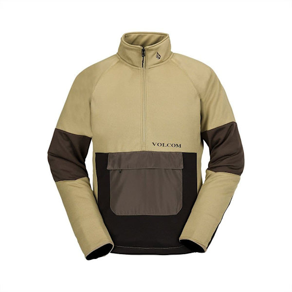 Volcom Tech Halv Lynlås Sweatshirt Grøn XL Mand