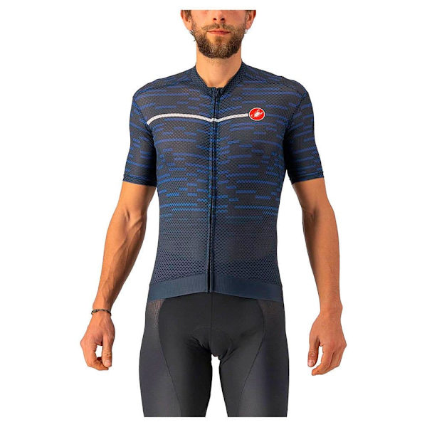 Castelli Kortärmad Tröja Insider Blå 2XL Man