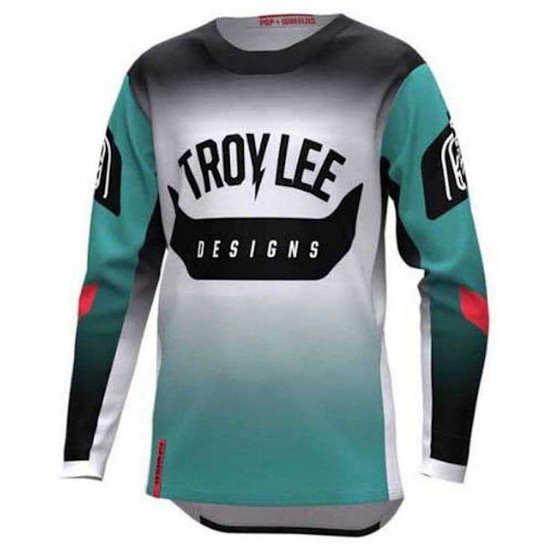 Troy Lee Designs Gp Arc T-shirt Med Lång ärm Grönt S Pojke
