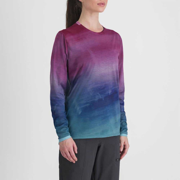 Sportful Långärmad T-shirt Flow Giara Lila XL Kvinna