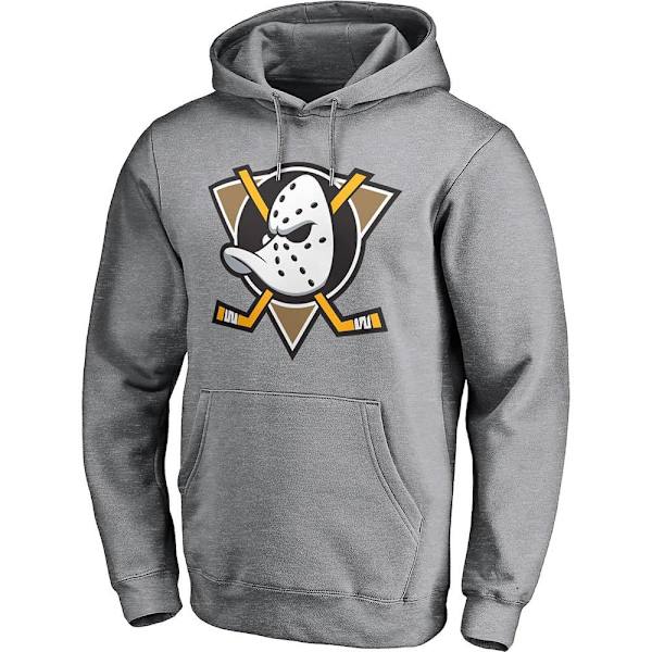 Fanatics Hættetrøje Anaheim Ducks Value Essentials Grå L Mand