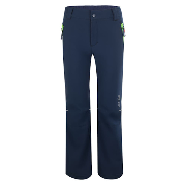Trollkids Hemsedal Softshell Byxor Blå 140 cm Pojke