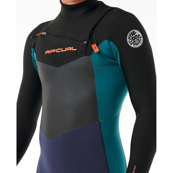 Rip Curl Dawn Patrol 4/3 Mm Gb St Långärmad Neopren Våtdräkt Med Bröst Blixtlås  MS