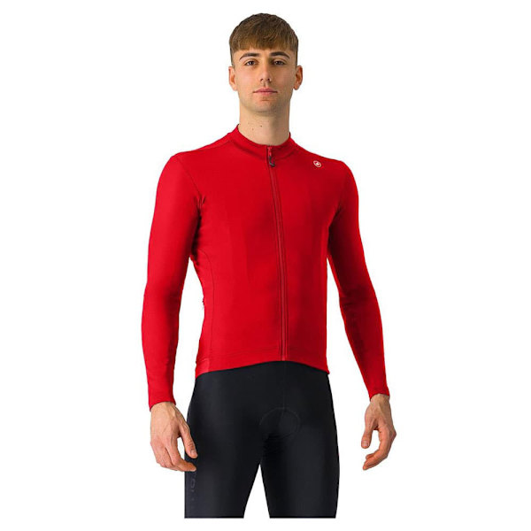 Castelli Espresso Thermal Långärmad Trikå Röd M Man