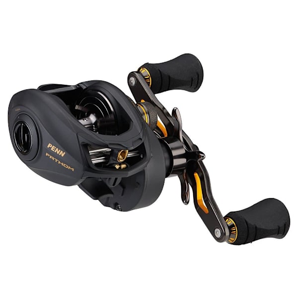 Penn Fathom Low Profile Baitcasting-hjul Sort Ratio: 7.3:1