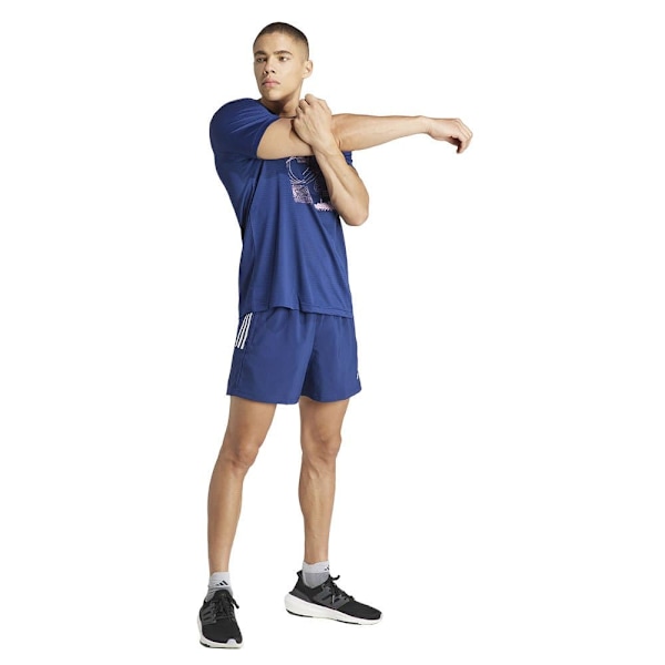 Adidas Shorts Own The Run Base 7´´ Blå 2XL Man