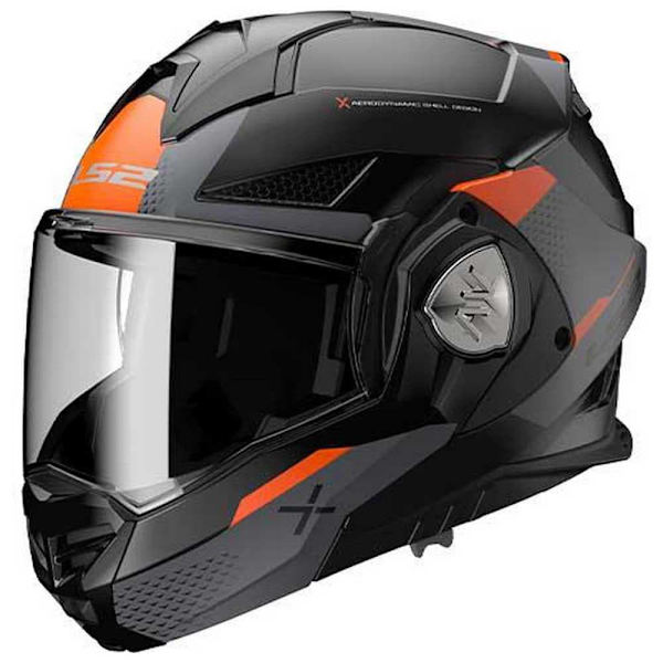 Ls2 Modulær Hjelm Ff901 Advant X Oblivion Sort S