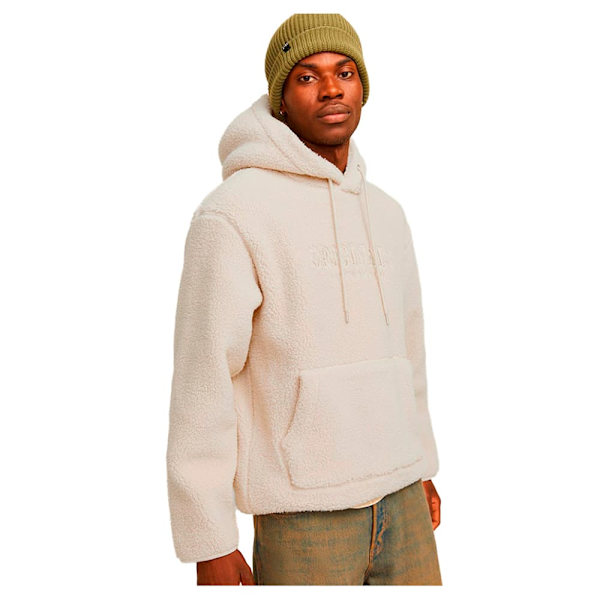Jack & Jones Frederiksberg Teddy Hættetrøje Beige S Mand