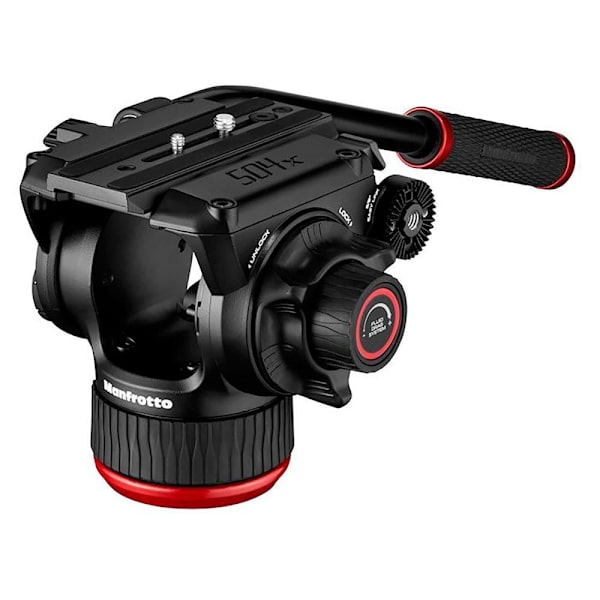 Manfrotto Aluminiumskugleled Og Gulvskyllestabilisator 504x Twin Sort