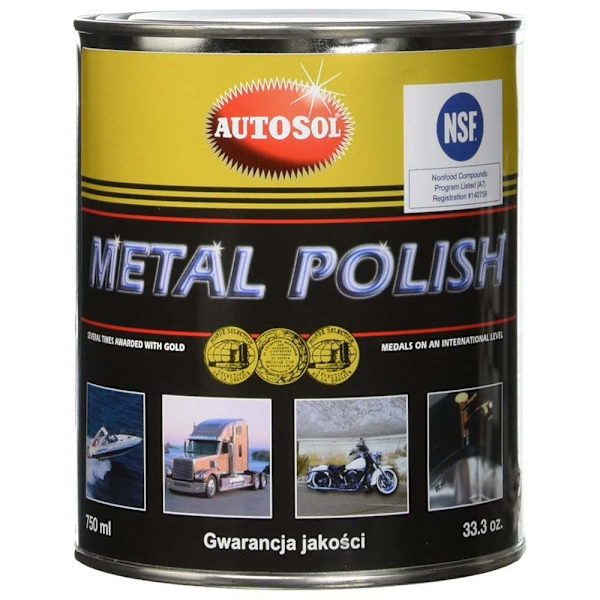Autosol Metal Polsk 750ml Sort