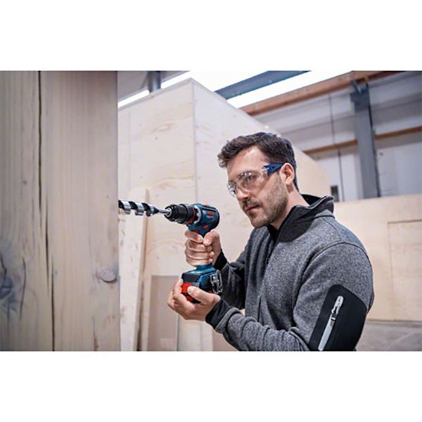 Bosch Professional Elektrisk Skruvmejsel Gsr18v-90fc 2x4pc Fullset Gal Lboxx Silver