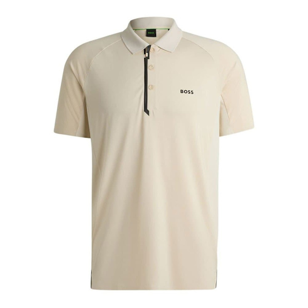 Boss Paddytech 10262069 Kortærmet Polo Beige L Mand