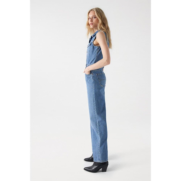 Salsa Jeans Jumpsuit Vintage Blå 30 / 32 Kvinna