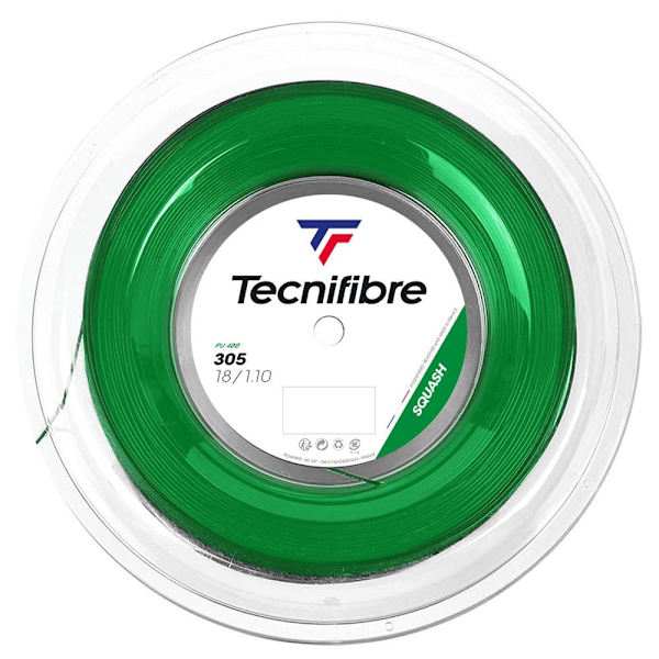 Tecnifibre Squashrullsnöre 305 200m Grönt 1.20 mm