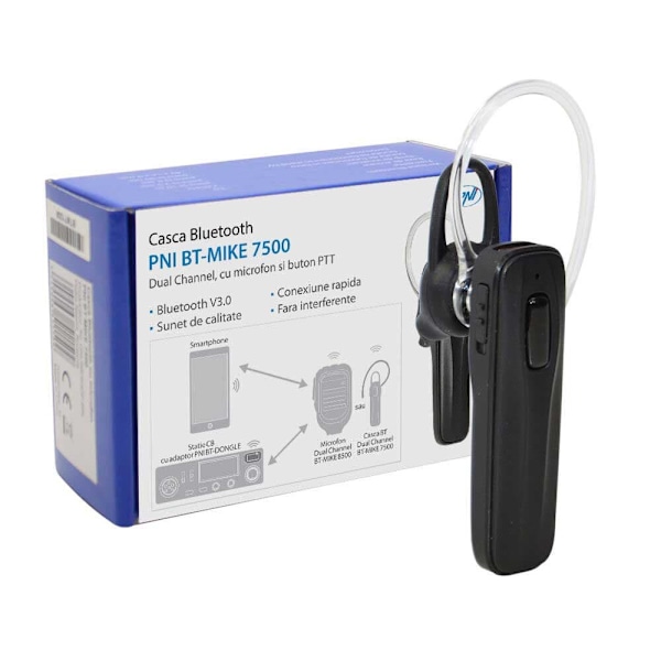 Pni Bluetooth Hörlurar Bt-mike 7500 Svart