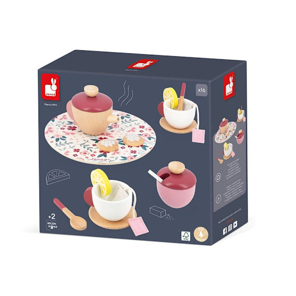 Janod Teepeli Twist Pinkki
