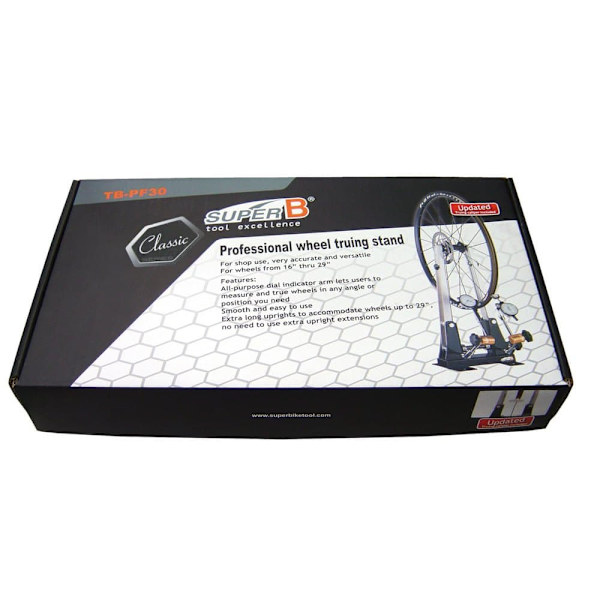 Super B Wheel Truing Stand Oranssi,Musta 16-29´´