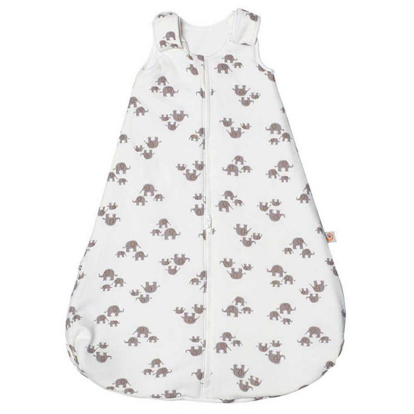 Ergobaby Sovepose Tog On The Move 1.0 Elefanter Hvid 6-18 Months