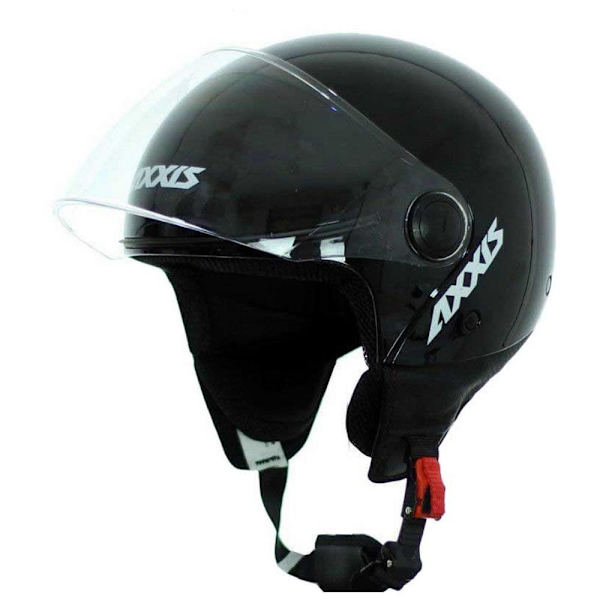 Axxis Åben Ansigtshjelm Square Solid Transparent S