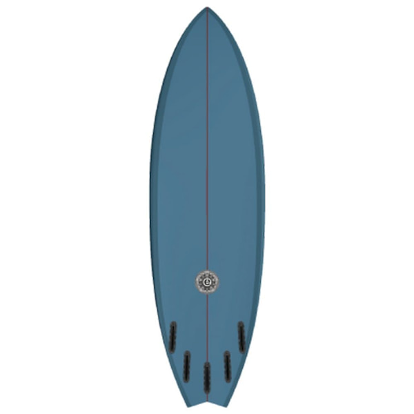 Tsa Surfbräda Element Vixen Cool Steel 3f Future 6´0´´ Blå 182.9 cm
