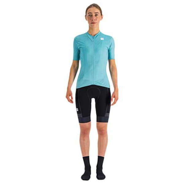 Sportful Kortærmet Jersey Flare Blå XS Kvinde