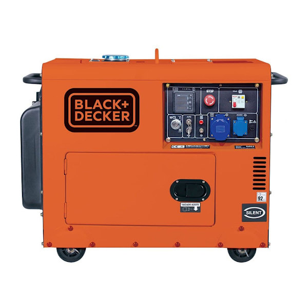 Black & Decker 5000w Diesel-elektrisk Generator