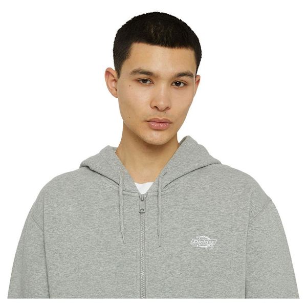 Dickies Summerdale Zip Through Sweatshirt Grå M Mand