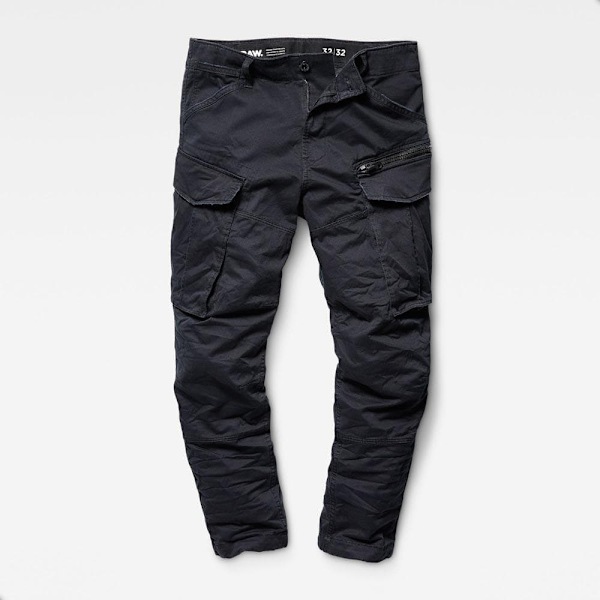 G-star Farkut Rovic Zip 3d Straight Tapered Musta 34 / 36 Mies
