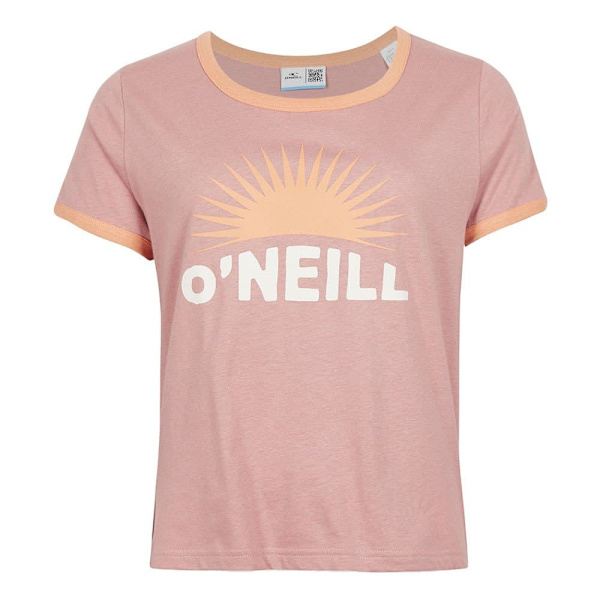 O´neill Marri Ringer T-shirt Med Korta ärmar Rosa L Kvinna