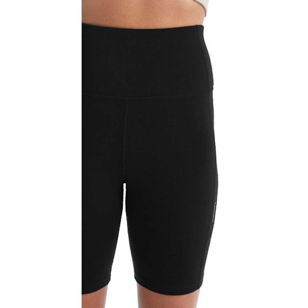 Icebreaker Merinoshorts I Høj Talje Fastray Sort XS Kvinde